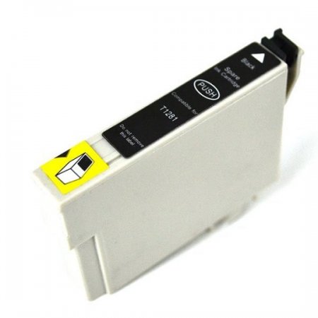 Epson T1281 - kompatibilní black cartridge s čipem