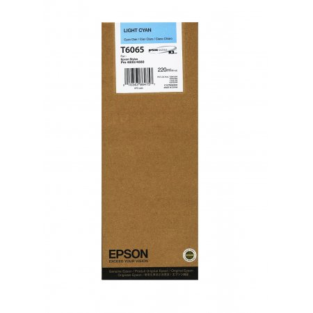 Epson T606 Light Cyan 220 ml originální