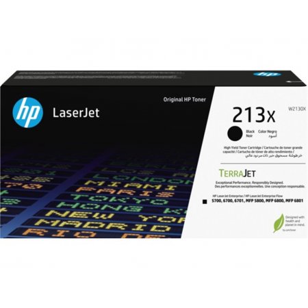 HP W2130X, black toner. kazeta HP LaserJet 213X originální