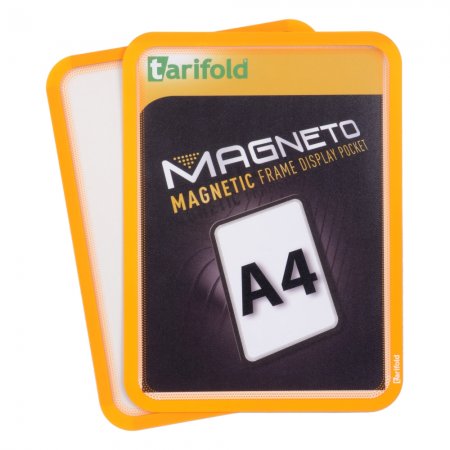 Magneto - magnetický rámeček A4, oranžový - 2 ks, obr. 1