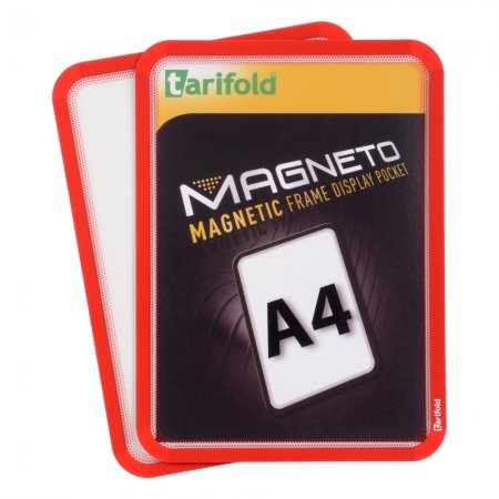Magneto - magnetický rámeček A4, červený - 2 ks, obr. 1
