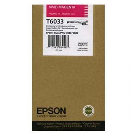 Epson T603 Vivid magenta 220 ml originální
