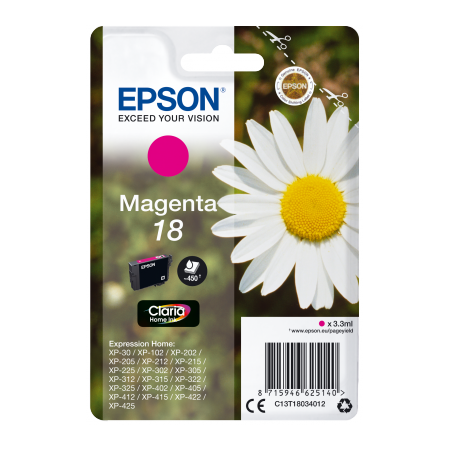Epson Singlepack Magenta 18 Claria Home Ink originální