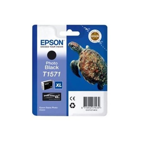 EPSON T1571 Photo Black Cartridge R3000 originální