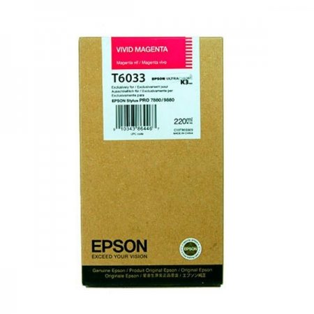 Epson T603 Light magenta 220 ml originální