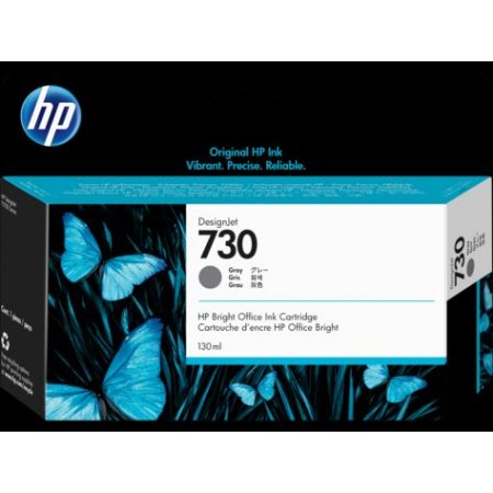 HP 730 130-ml Gray Ink Cartridge  originální