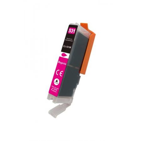 Canon CLI-531XL M - kompatibilní magenta kazeta s novým čipem, XL kapacita