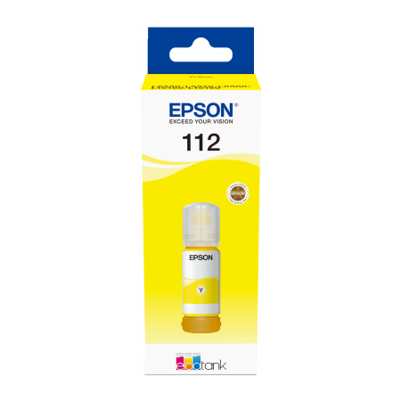 Epson 112 EcoTank Pigment Yellow ink bottle originální