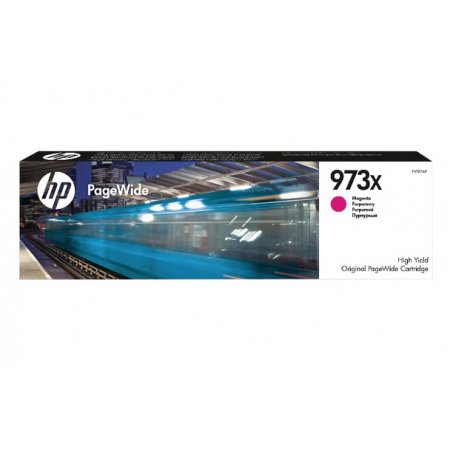 HP 973X purpurová inkoustová kazeta, F6T82AE originální