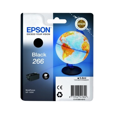 EPSON Singlepack Black 266 ink cartridge originální
