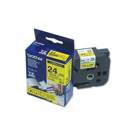 TZE-651,  žlutá/černá, 24mm originální