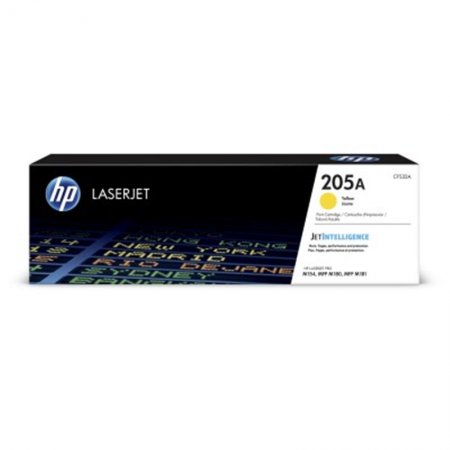 HP 205A Yellow Original LJ Toner Cartridge, CF532A