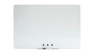 Bílá bezrámová magnetická tabule Qboard 180 x 117 cm