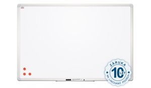 Bílá magnetická tabule Premium 180x90cm, prémiový Alu rám a konstrukce desky  
