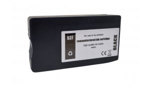 HP 937 - kompatibilní inkoustová kazeta 4S6W5NE černá, s novým čipem