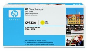 HP Color LaserJet žlutý toner, C9732A originální