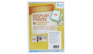 Display Frame samolepící rámečky A4 bílé, 5ks
