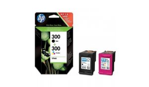 HP 300 - combo pack (černá, 3barevná), CN637EE originální