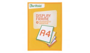 Display Frame samolepící rámečky A4 žluté, 5ks