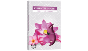 Vonná čajová svíčka Orientální noc 6 ks v krabičce