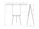 Flipchart ARTA YSA Plus 70x100 cm, magnetický s rameny, obr. 5