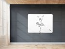 Bílá bezrámová magnetická tabule Qboard 150 x 97 cm, obr. 5